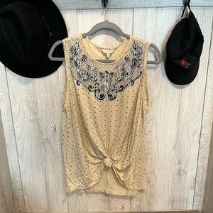 Lucky Brand Tank Top with Lace